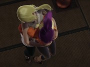 Preview 2 of Crossover Yoruichi x Tsunade lesbian sex