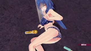 Bullet Girls Phantasia Fanservice Appreciation Minagi Kukkoro Mode Sword Pose