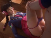 Preview 1 of School Girl D.Va Fucked On A Desk