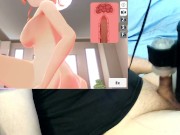 Preview 3 of Hentai game synced to a masturbator part 6 - reverse cowgirl