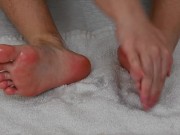 Preview 5 of TSM - Dylan poses her oily bare feet