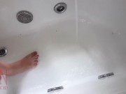 Preview 1 of Regina Noir takes a bath in the jacuzzi. Naked woman in the bath. Masturbation in the jacuzzi.