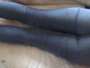 Preview 3 of Compilation, 58 year old mature shows off her big ass with jeans on and jean bottoms