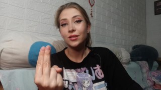 Cuckold in the first person video. Don't touch your dick until I let you do it. | Lovely Dove