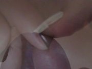 Preview 1 of finger nail in peehole COMPILATION
