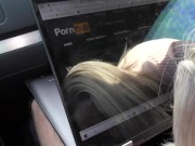 Preview 6 of NZ MILF slut gives Master a blowjob in the car parked on a busy road in peak traffic time Trailer