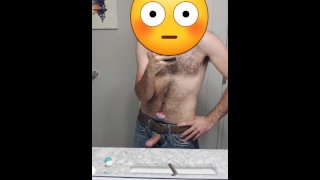 Muscle Daddy and His Rock Hard Dick Shooting A Great Load of Cum!
