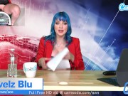 Preview 4 of Big Tits Jewelz Blu Rides Sybian And Masturbates Live On Air