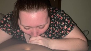 Shy sucking Daddy’s dick