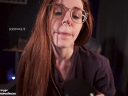 Preview 4 of ASMR JOI horny redhead gets naked and makes you jerk it to their pink wet pussy