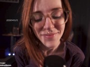 Preview 6 of ASMR JOI horny redhead gets naked and makes you jerk it to their pink wet pussy
