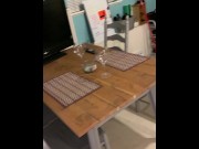 Preview 4 of Naughty pissing on the dining table