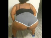 Preview 2 of BIGGEST NATURAL BBW BOOTY ON THE HUB... CHUBBY PUERTO RICAN NERD