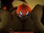 Preview 5 of PumpkinHead X IronBull | Sims 4