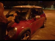 Preview 6 of I fuck Sissi on the hood of the car in the middle of the road