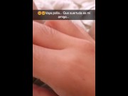 Preview 5 of Habla con el novio de su amiga en snapchat