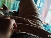 Preview 1 of Increased sex drive while in bed ( ඇදේ ඉද්දී මෝල තද උනා )