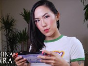 Preview 3 of Gamer Girlfriend Locks Your Cock Up