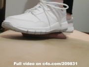 Preview 4 of Cock Crush Cum Hard with Sport Sneakers