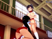 Preview 5 of Asuka and Homura engage in intense lesbian play in the gymnasium. - Senran Kagura Hentai