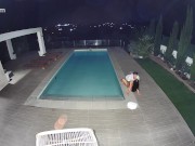 Preview 6 of Couple Caught On Camera Fucking by the Pool