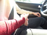 Preview 6 of Wife wants to fuck in the car and rides my hard cock for a nice and wet creampie