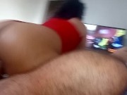 Preview 2 of how delicious to see the ass of the bitch bursting in porn,Ilove to sit my pussy on the excited dick