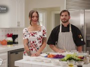 Preview 2 of Delphine - April Olsen Leaves Enough Ass For All Of Her Cooks - LAA0072 - EP1