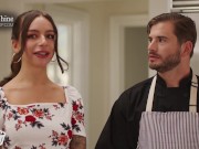 Preview 3 of Delphine - April Olsen Leaves Enough Ass For All Of Her Cooks - LAA0072 - EP1