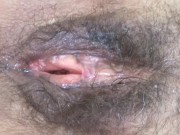 Preview 5 of I exhibit my shemale hairy pussy after being penetrated by a huge cock