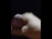 Preview 5 of small penis masturbating then cumming while watching a gay porn movie