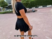 Preview 1 of Blonde Slut Picked Up by a Stranger at the Park and Fucked