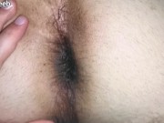 Preview 5 of Fucking my friend's hairy asshole after rubbing my hard dick on his ass