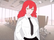 Preview 3 of Makima te necesita en la oficina. Audio JOI hentai.
