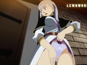 Preview 2 of Noelle makes Asta lick her pussy and they fuck hard until they cum | Black Clover Hentai