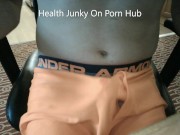 Preview 2 of Oozing Cum While Watching Porn in my Under Armour Underwear