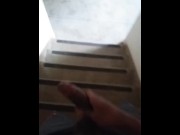 Preview 4 of cum in the stairs