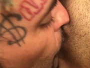Preview 1 of Chyna Whyte and Rich Dollars eating Pussy Asian Latina Puerto Rican Cuban small tits tattoos