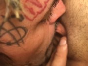 Preview 5 of Chyna Whyte and Rich Dollars eating Pussy Asian Latina Puerto Rican Cuban small tits tattoos