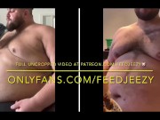 Preview 5 of Huge 80lb Weight Gain Feedee Belly Stuffing before and after!