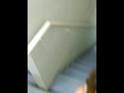 Preview 3 of Cute Canadian slut gets fucked in a stairwell after being lied to about a broken elevator!
