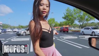 Mofos - Petite Slutty Teen Vina Sky Looks Lost But She Finds Her Way Riding Tyler's Big Cock