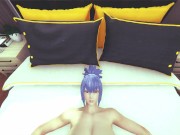 Preview 6 of King Of Fighters XV Futa Leona fucks Mai after a hard workout