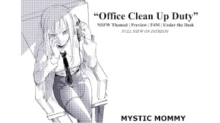 “Office Clean Up Duty” [Dom]Female X Listener NSFW Audio F4M