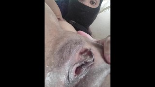 what a delight to caress my creamy little pussy darling, ejaculate with me, throw sperm very tasty