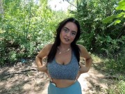 Preview 1 of I sucked a fans dick on my hike ( POV 4K )