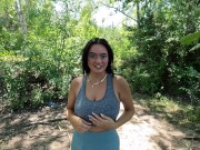Preview 2 of I sucked a fans dick on my hike ( POV 4K )