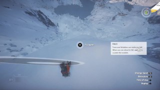Letting the mountain fuck me while trying to sled down..