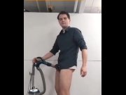Preview 2 of Vacuum Cleaner Sucking Boy Cum