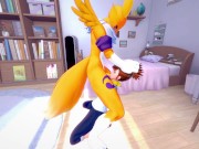 Preview 1 of RIKA HAS HOT SEX WITH RENAMON - 4K DIGIMON PORN